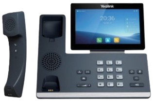 Yealink T58W IP phone with Bluetooth handset and 27 programmable buttons